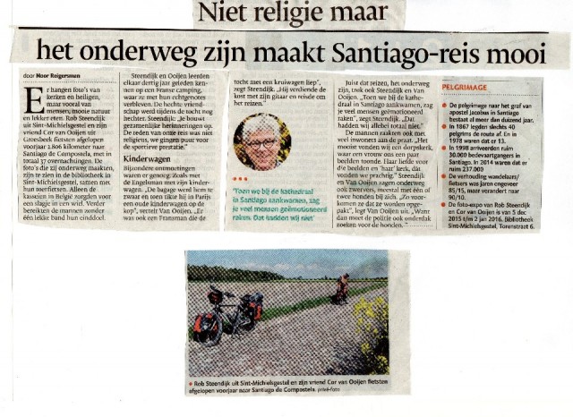 Camino artikel BD Noor Reigersma