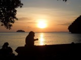Sunset @ Railay - ook voor apen