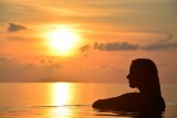Infinitypool + sunset + Dees = AWESOME!
