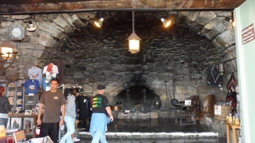 Hermits fireplace