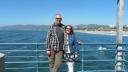 Vera en Mike op pier