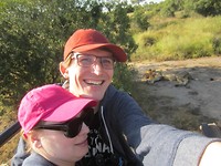 Samen met leeuw