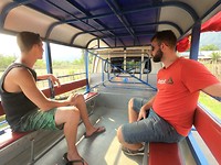 Onderweg naar de Lagoon.