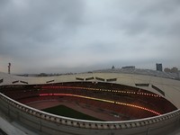 Het Olympisch stadion van af de bovenste verdieping
