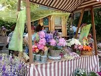 Bloemenmarkt Nationale Feestdag Georgië