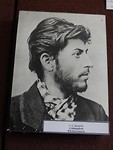 De jonge Joseph Stalin in het Stalin museum in Gori. Tsja.....