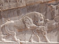 Reliëf in Persepolis.