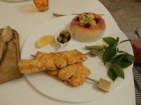 Het nationaal gerecht in Iran Kebab.
