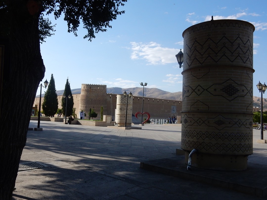 De citadel van Shiraz.