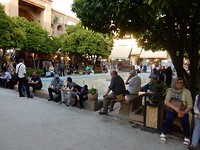 Binnenplaatsje in de bazaar in Shiraz.