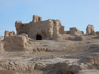 Centrale Boeddhistische tempel in Jiaohe.