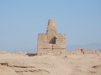 Jiaohe opgravingen nabij Turpan.