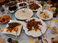 Aange(vr)geten chinees buffetje.