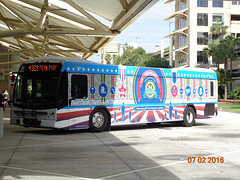 Zo maar een gave bus op MCO (Orlando Int. Airport)