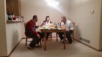 Having dinner 1