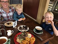 Gezellig én lekker lunchen samen.