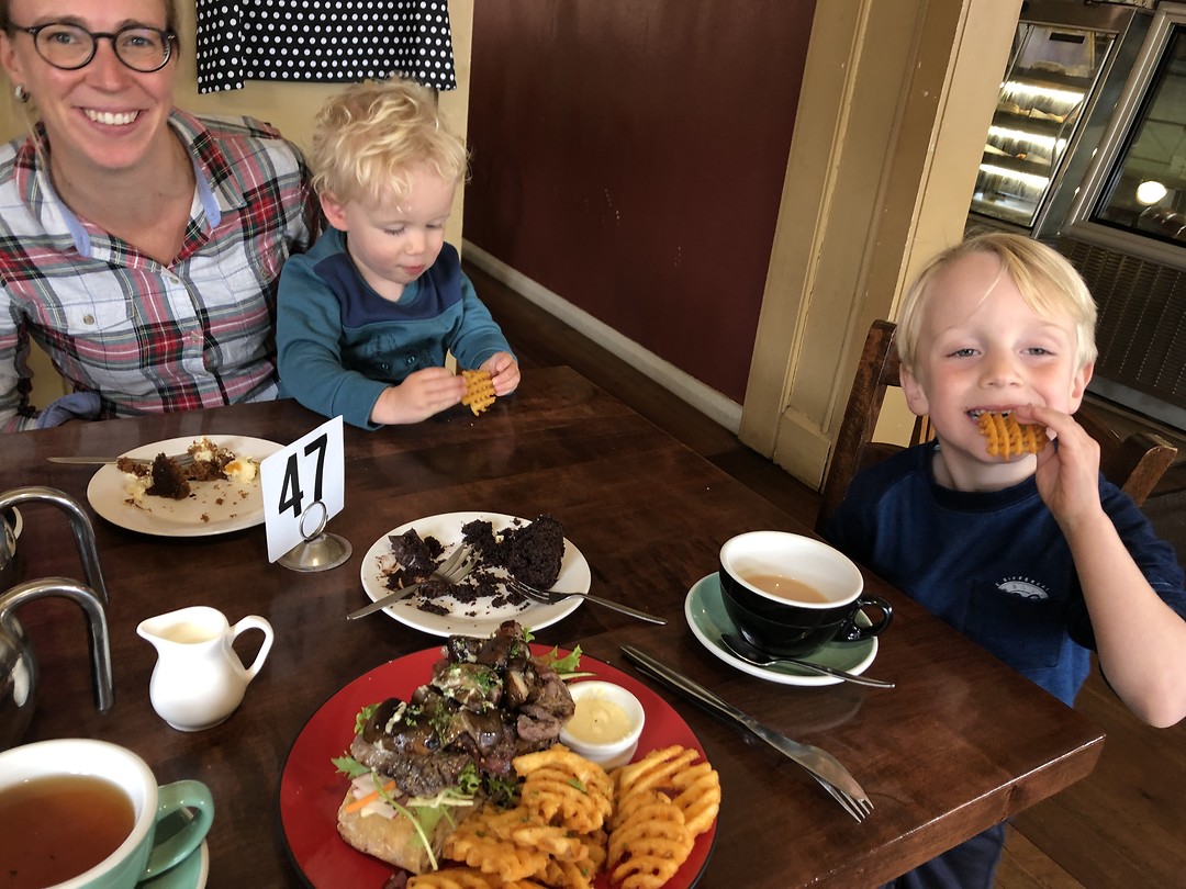 Gezellig én lekker lunchen samen.