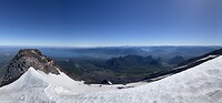 Uitzicht vanaf de Villarrica-vulkaan