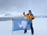 Vasteland van Antarctica!