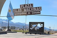 Islas Malvinas-plein, Ushuaia