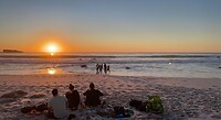 Clifton 3rd Beach sunset