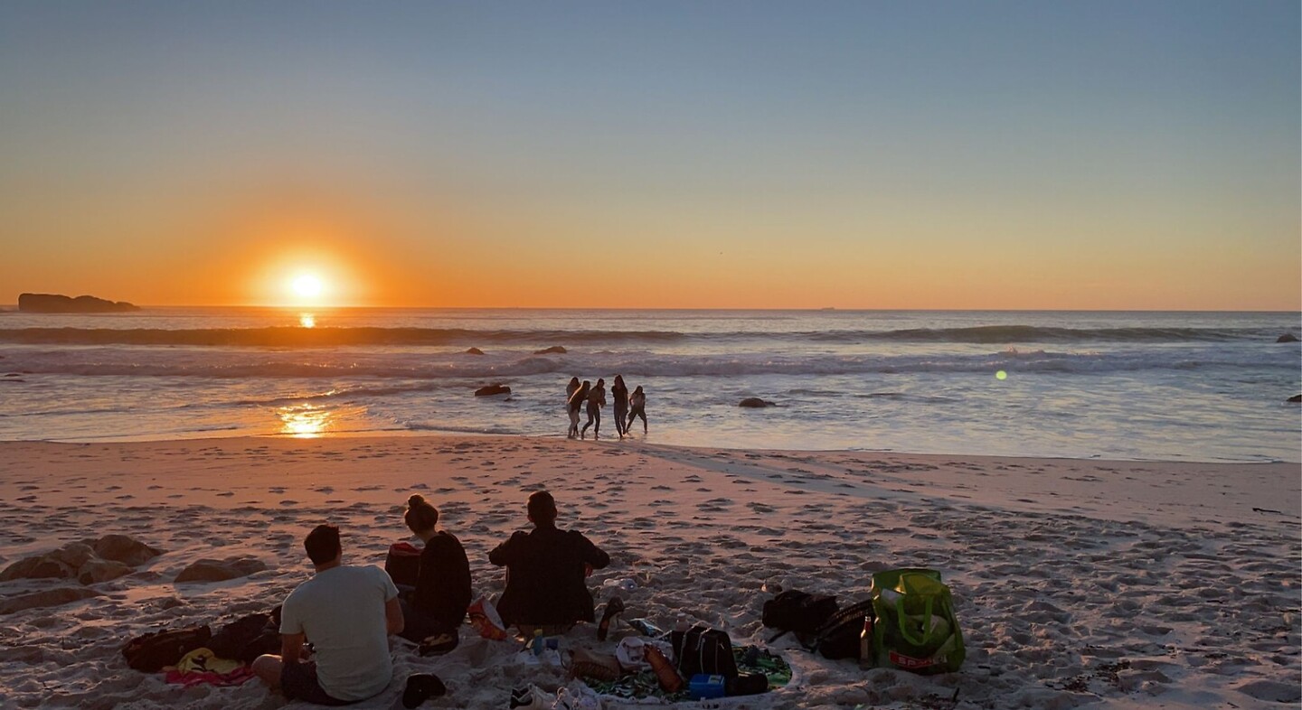Clifton 3rd Beach sunset