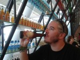 chocolate flavoured bacon soda bij Pops in Arcadia, Oklahoma