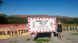 Bij the continental divide.