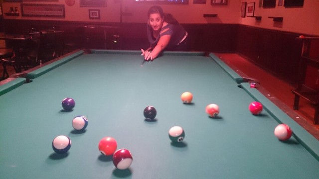 Pool + beer