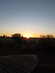 zonsondergang in Uluru