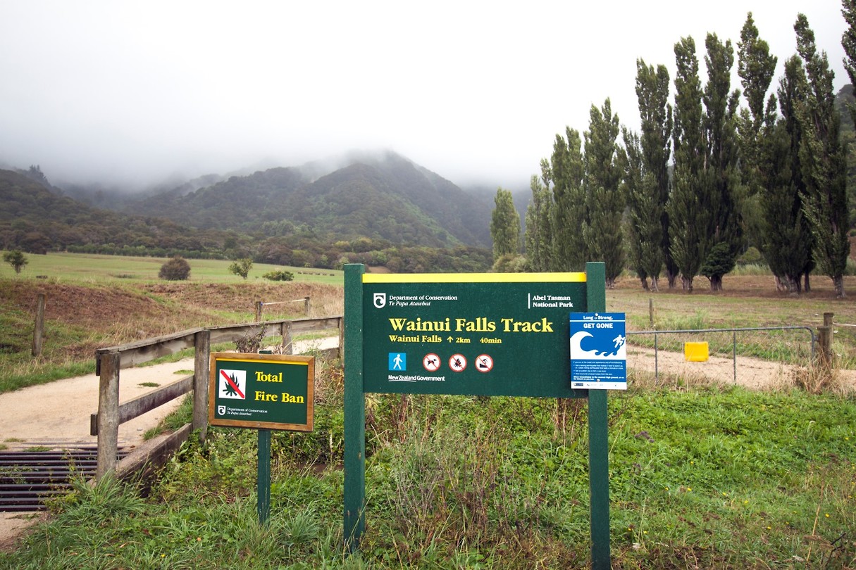 Wainui Falls Track Foto Roland en Anita's reisblog Nieuw Zeeland