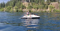 Jetski op het meer bij Coeur d'Arlene 3