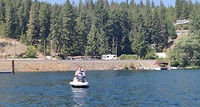 Jetski op het meer bij Coeur d'Arlene 1