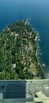 Vanuit watervliegtuig het meer bij Coeur d'Arlene 4