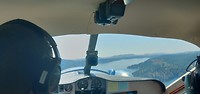 Vanuit watervliegtuig het meer bij Coeur d'Alene 3