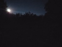 Camping in the dark