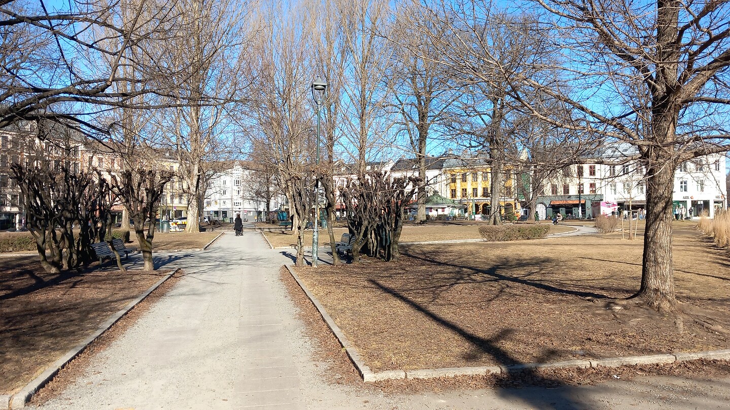 Olaf Ryes plass in de wijk Grünerløkka.
