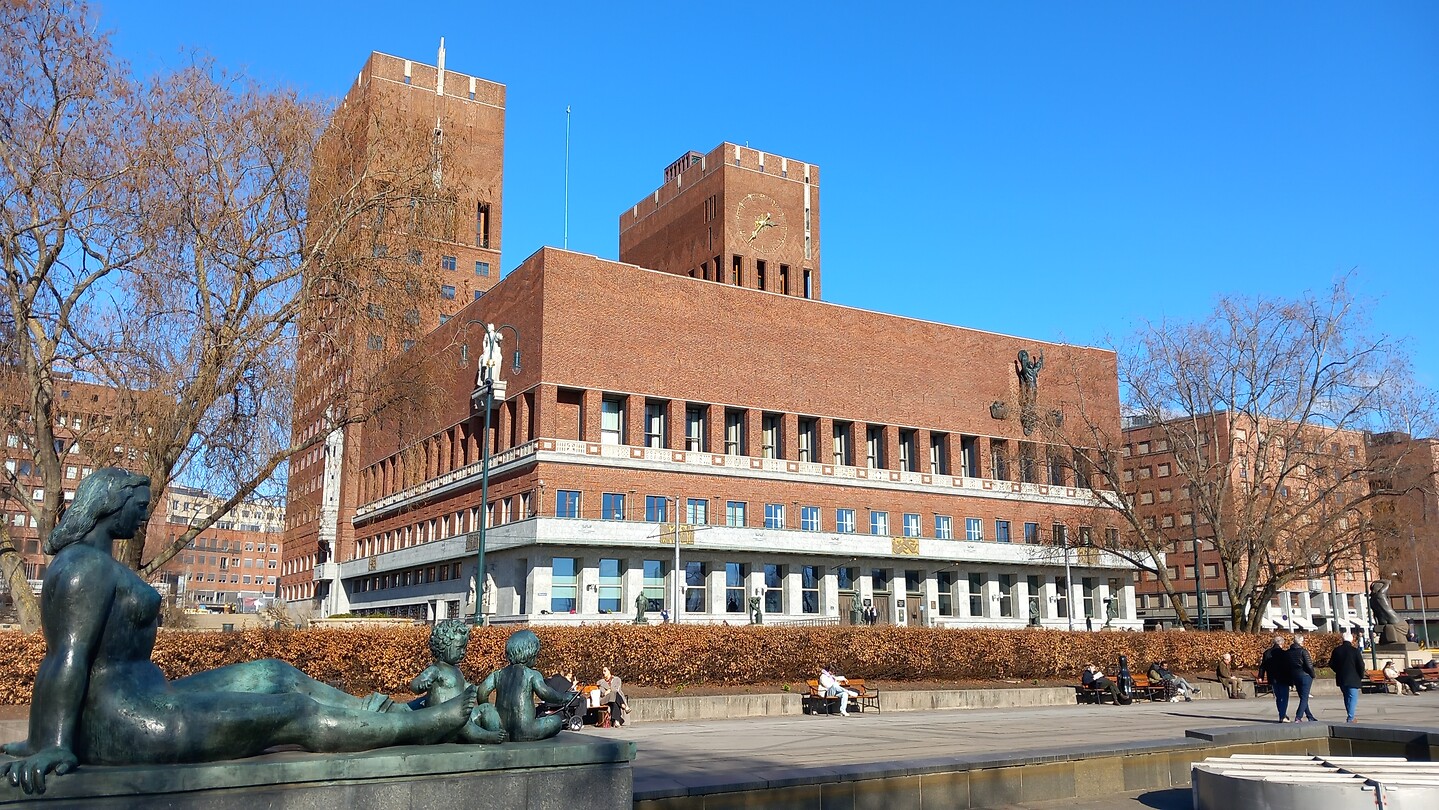 Het raadhuis van Oslo.