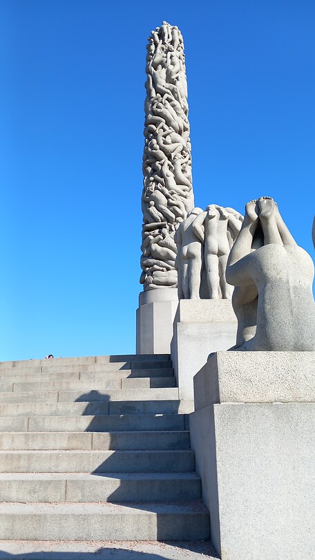 De Monolitten in het Vigelandpark