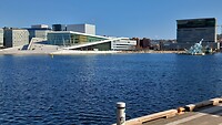 Uitzicht op de Opera en het Munch museum