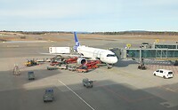 Aankomst op luchthaven Gardermoen, Oslo
