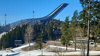 De enorme skischans