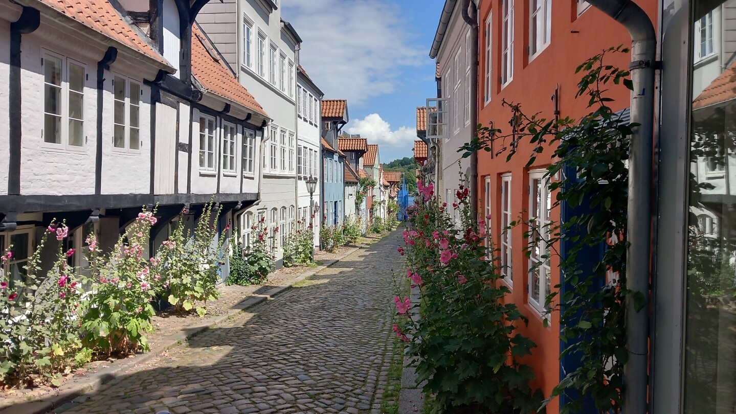 Straatje in Flensburg