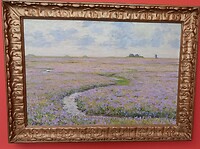 Bloeiende kwelder, omstreeks 1895, olieverf op doek