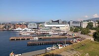 Uitzicht vanaf de Akershus vesting, Oslo
