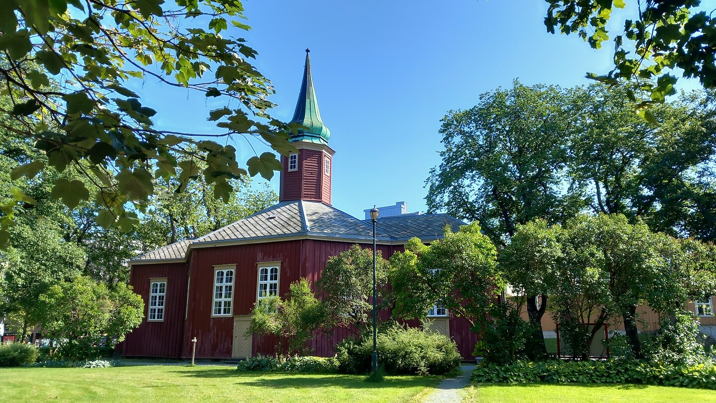 Kerk nabij Skansen