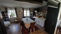 Ontbijtkamer in hotel Opsahl Gjestegaard