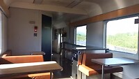 Filmpje vanuit de restauratiewagon