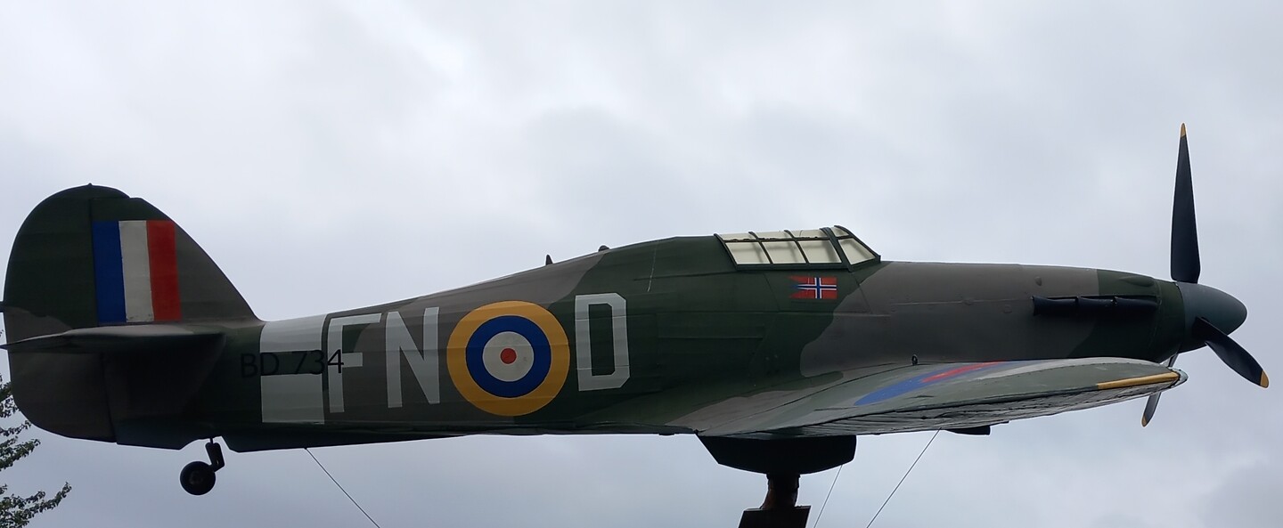 Een Hawker Hurricane