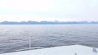 De Lofoten komen in zicht